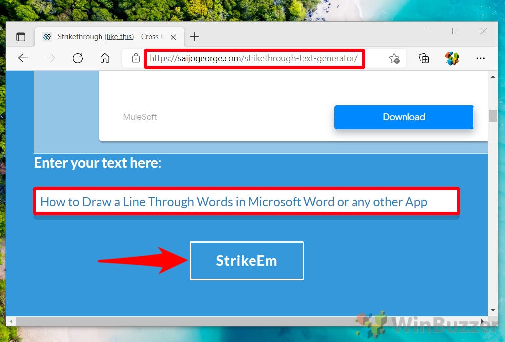 How to Strikethrough Text in Word (or Any Other App) WinBuzzer