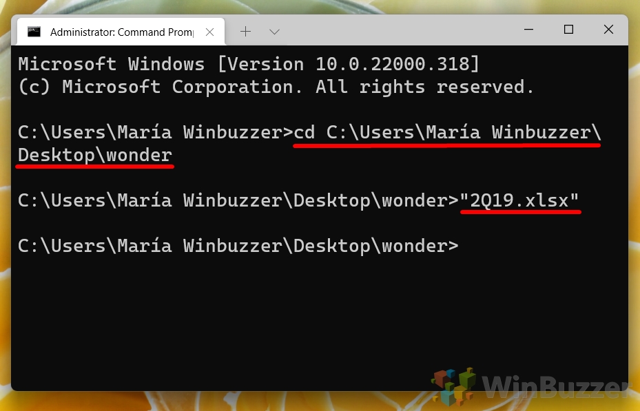 How to Open a File or Folder in Command Prompt (CMD) in Windows 11