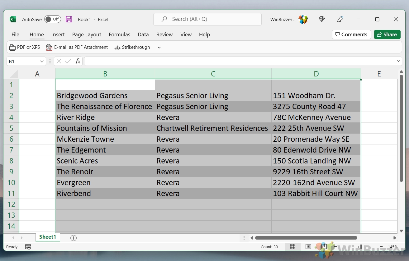 How To Autofit Rows And Columns In Excel winbuzzer