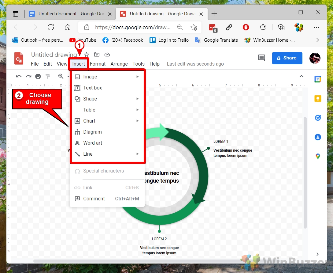 How To Draw On Google Docs winbuzzer