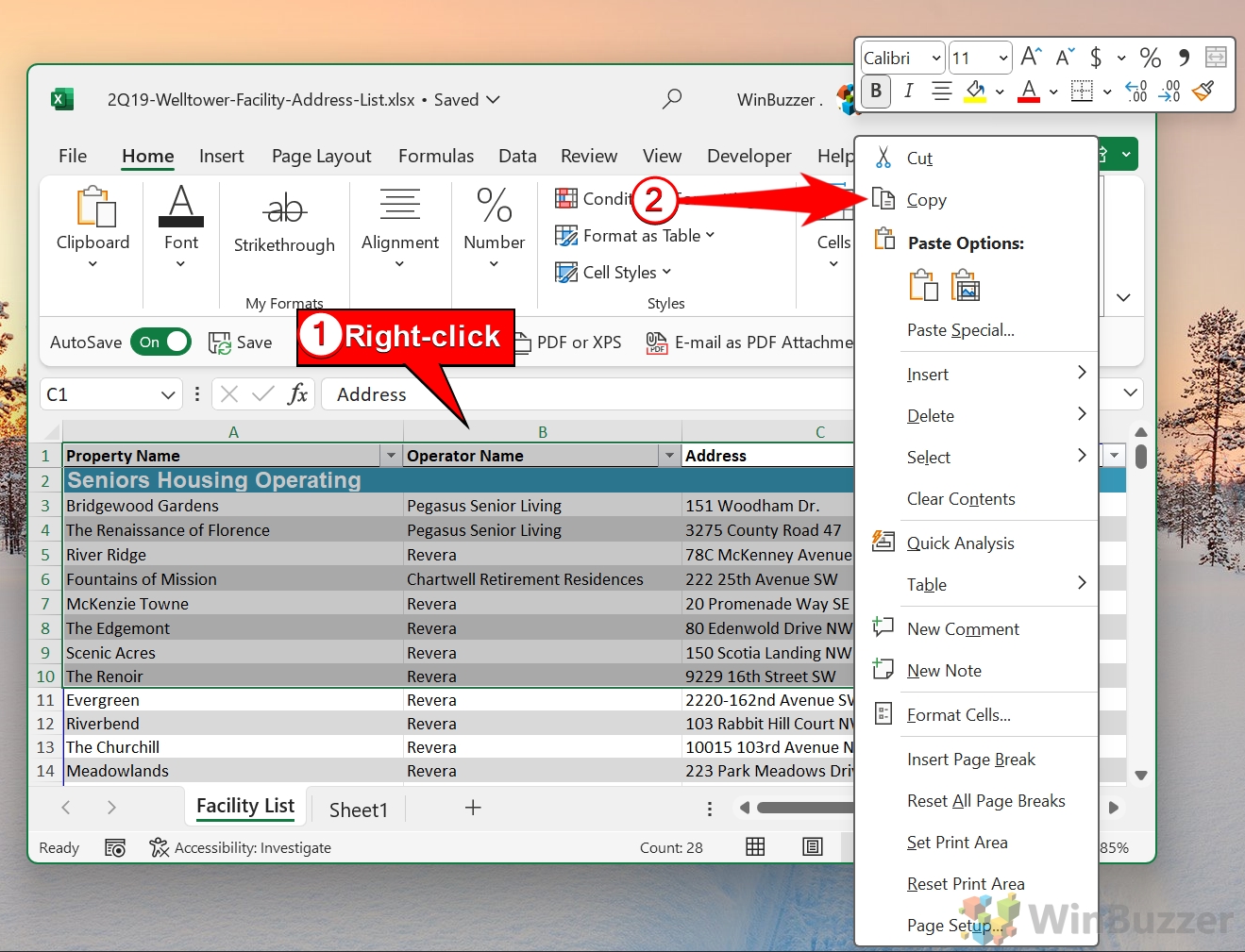 How to Insert an Excel Table into Word WinBuzzer