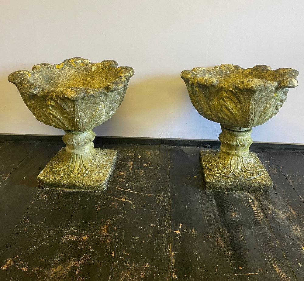Pair of Tulip Planters Reclamation Ltd