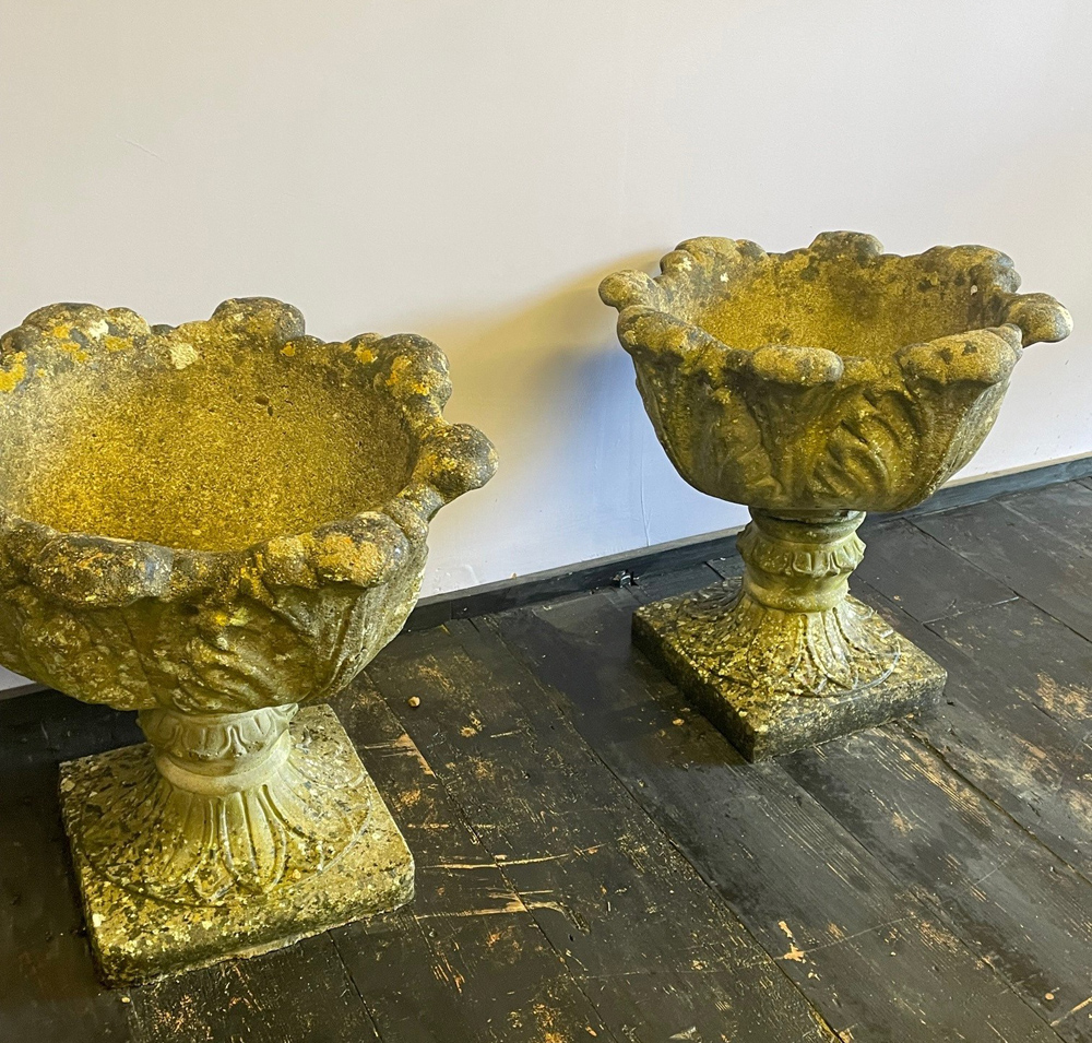 Pair of Tulip Planters Reclamation Ltd
