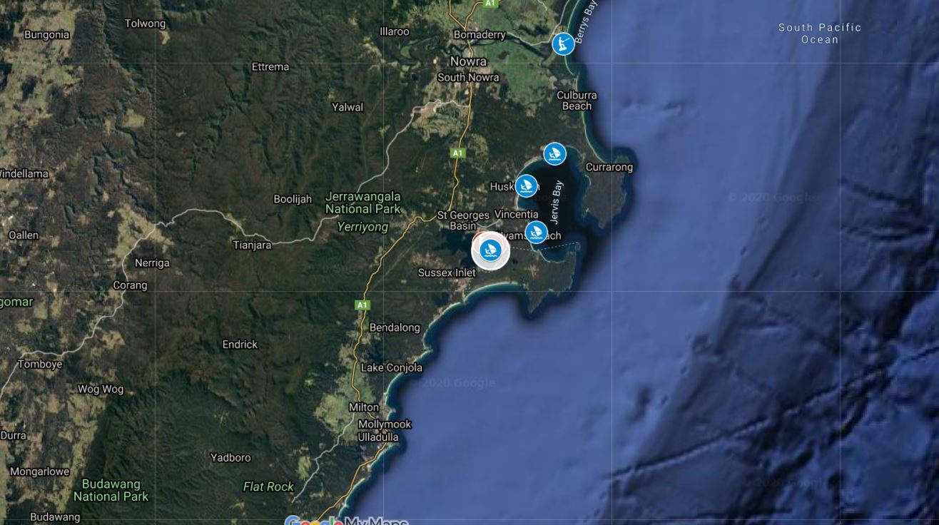 Windsurfing & Kitesurfing Sanctuary Point (NSW, Australia)