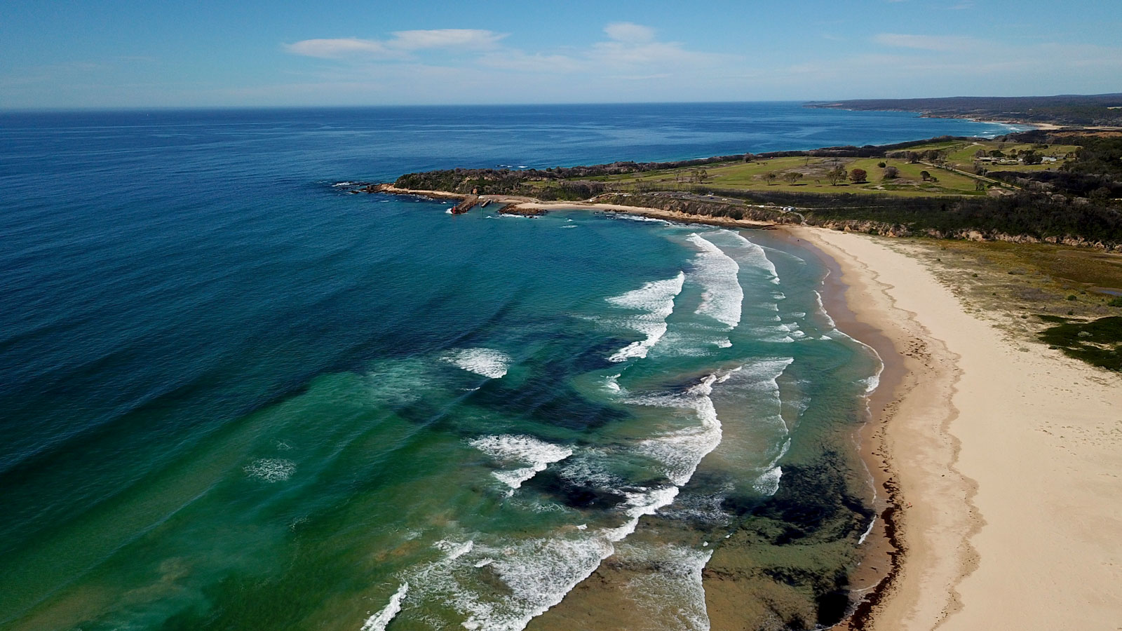 Windsurfing & Kitesurfing at Bastion Point, Mallacoota
