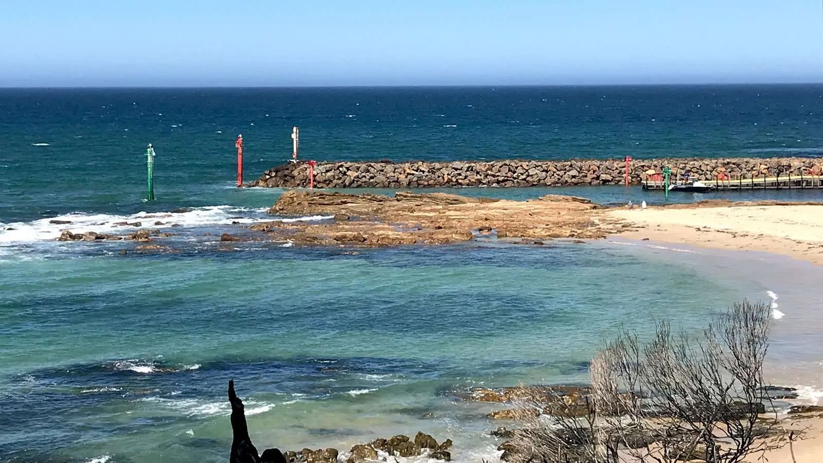 Windsurfing & Kitesurfing at Bastion Point, Mallacoota