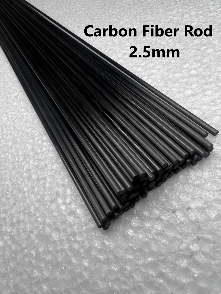 Carbon Fiber Rod 2.5mm x 1000mm WIND CATCHER RC