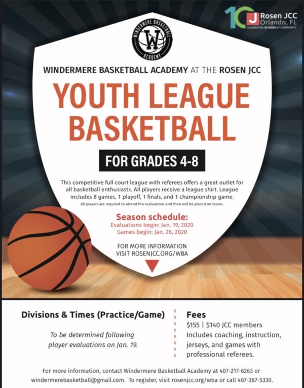 Youth League Basketball Windermere Basketball Academy