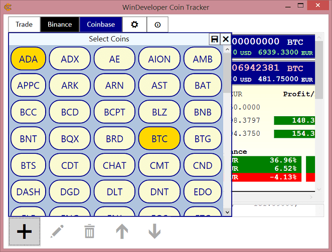 Getting Started with the Coin Tracker