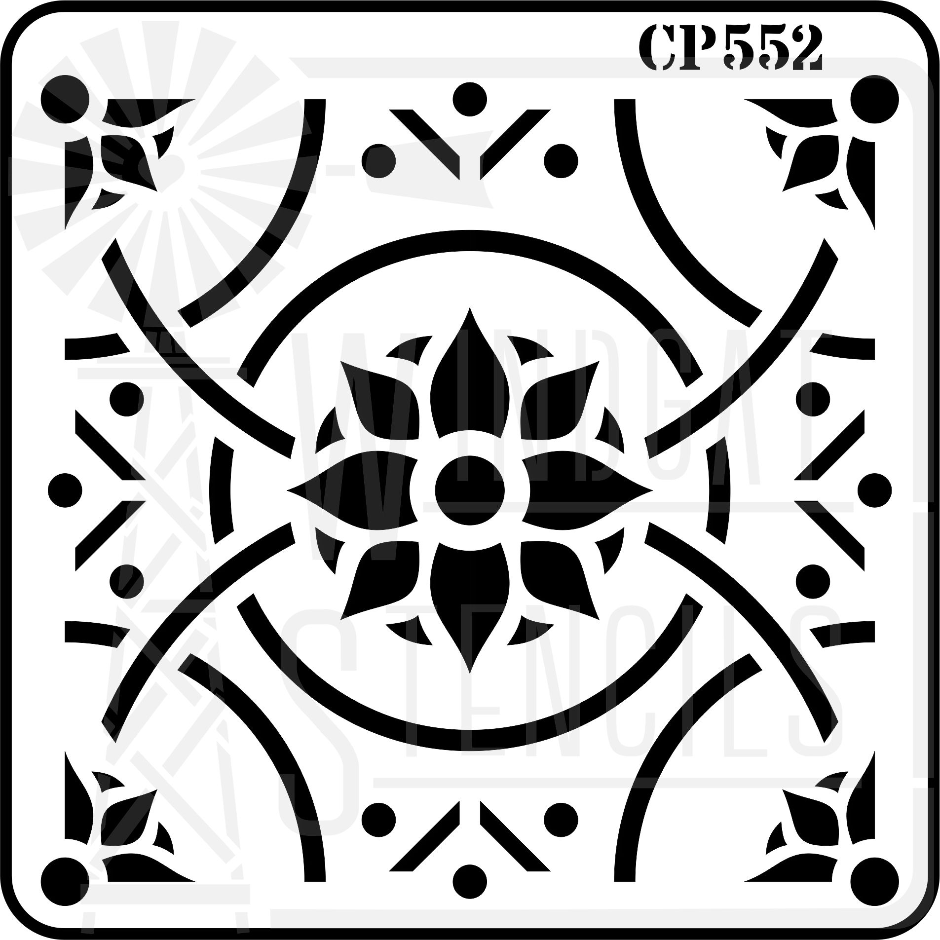 CP552 Stencil Windgat Stencils