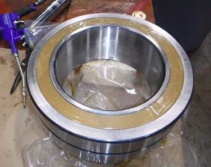 Drive Shaft and Bearing Installation - Wind Harvest