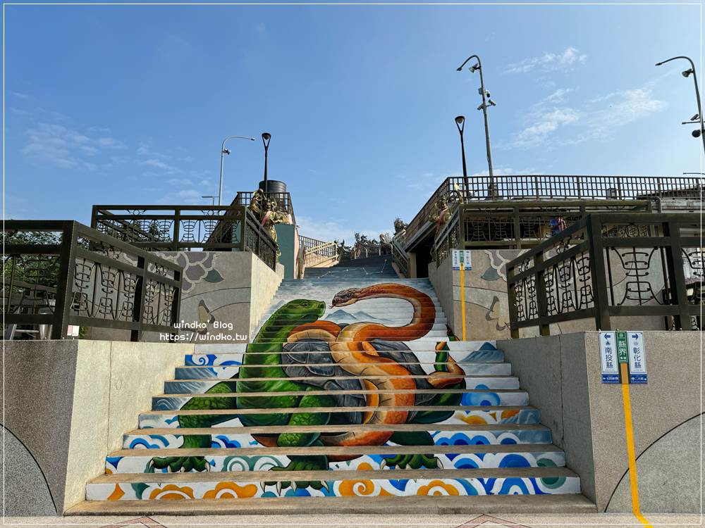 南投名間景點∥ 松柏嶺受天宮最新彩繪壁畫，彰化南投縣界_南投名間景點