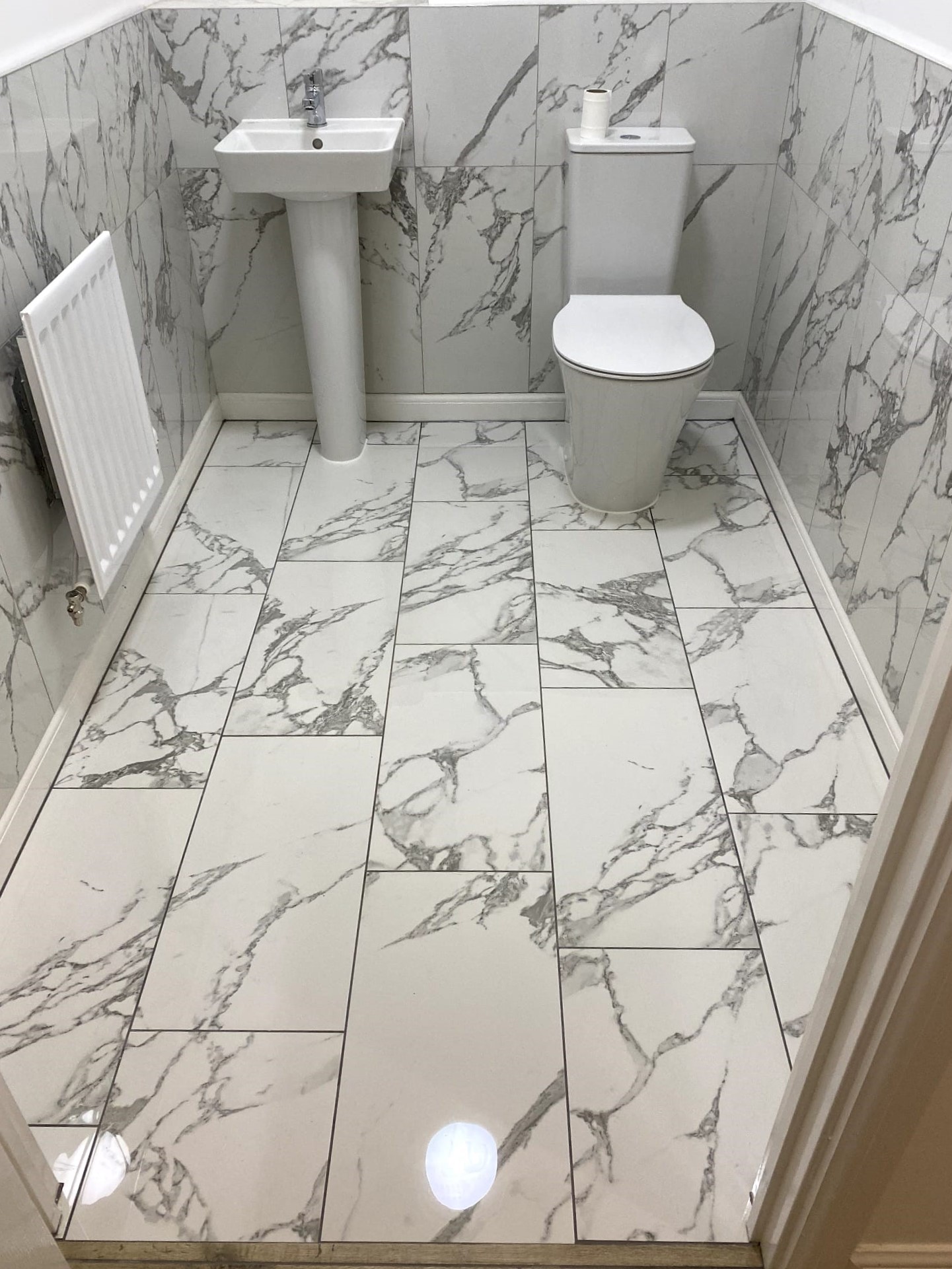 Tiling During Bathroom Renovation In Oxford Windmill Services