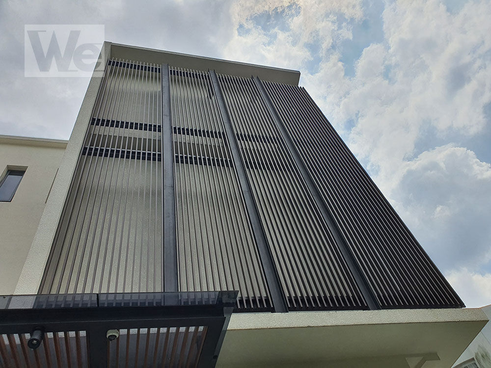 Casement Window with Breezway Adjustable Louvre System