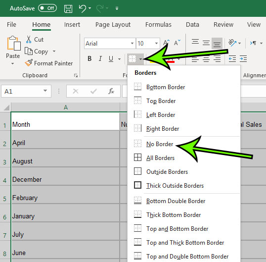 How to Remove Borders in Excel for Office 365 WindowBrain