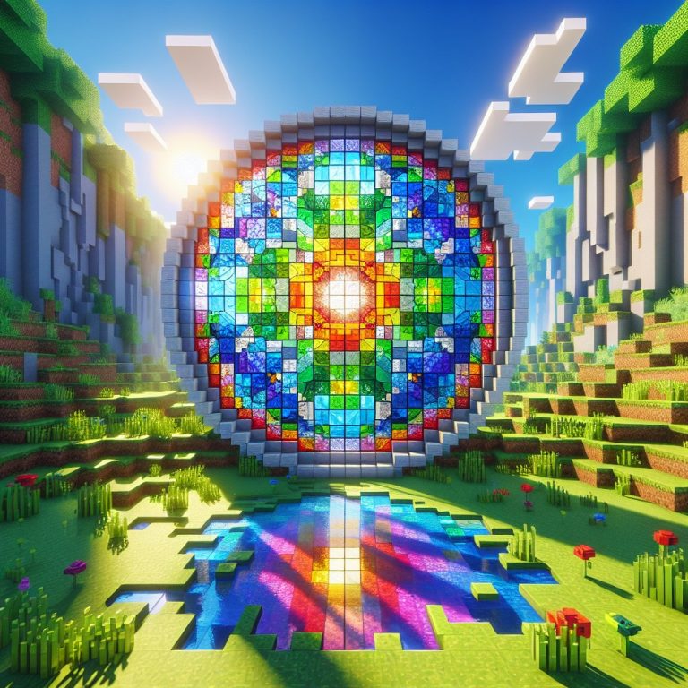 15 Minecraft Stained Glass Window Ideas Easy Tutorial for Beginners