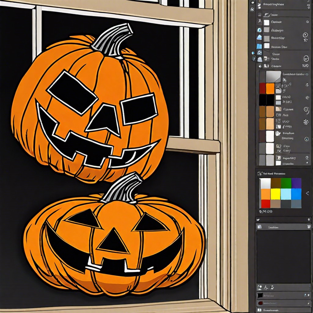 15 Window Painting Ideas for Halloween