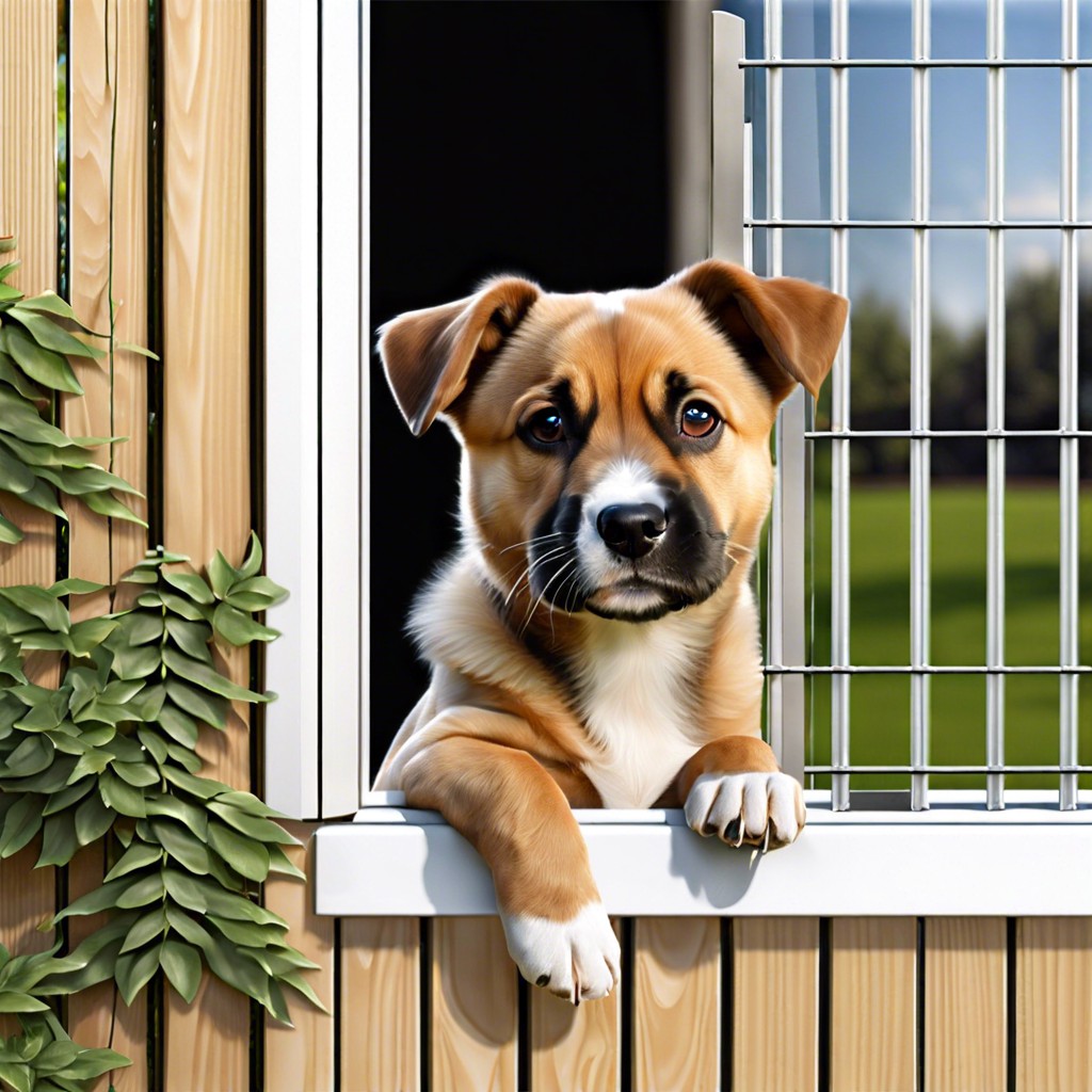 15 Creative Dog Fence Window Ideas