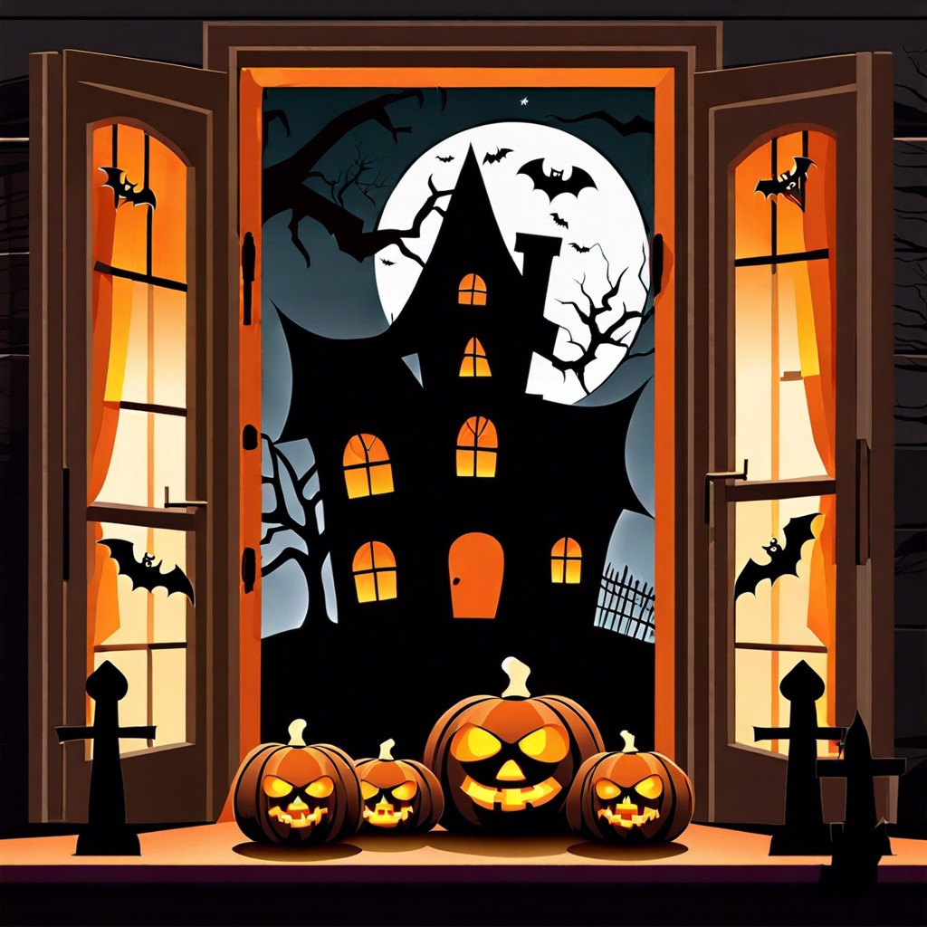 15 Halloween Front Window Ideas to Spookify Your Home