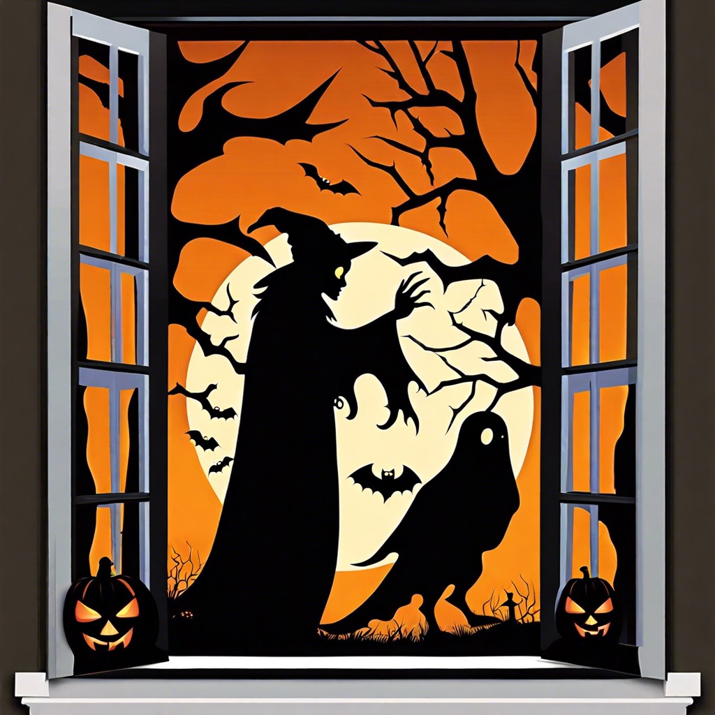 15 Halloween Front Window Ideas to Spookify Your Home