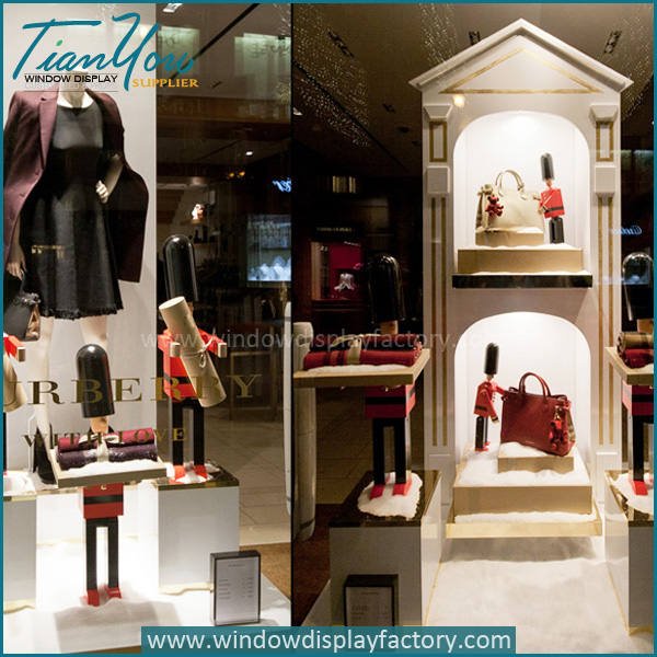 New Style Soliders Shop Window Display Window Display Props Factory