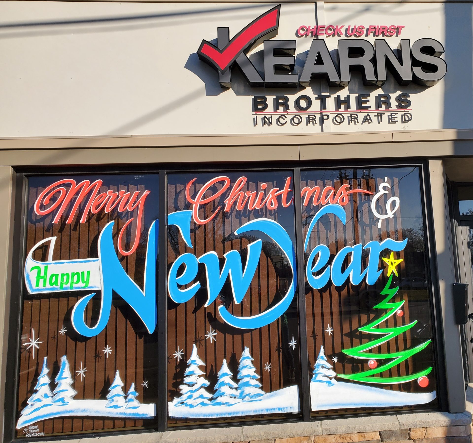 holiday window painting Window Painting & Sign Painting call 1800