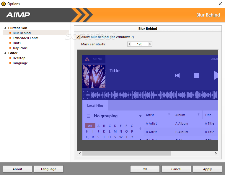 AIMP Skin Editor 5.03 Build 1248 Free Download 2022 Latest
