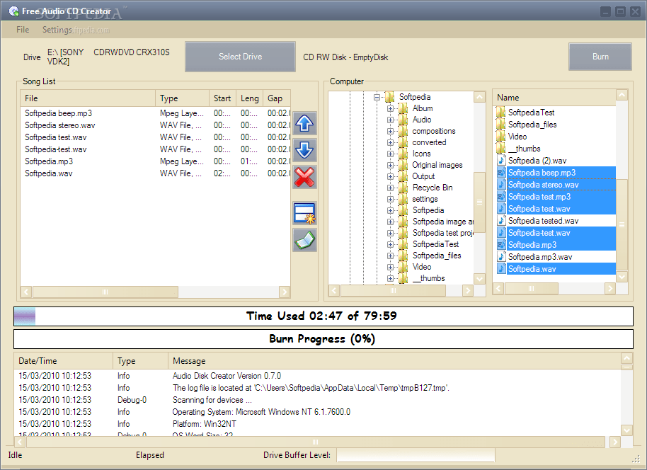 Write data error on power cdg burner 2 reelsadeba