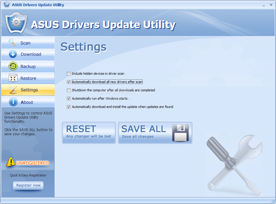 ASUS Drivers Update Utility 8.1.5990.53052 Download, Review, Screenshots