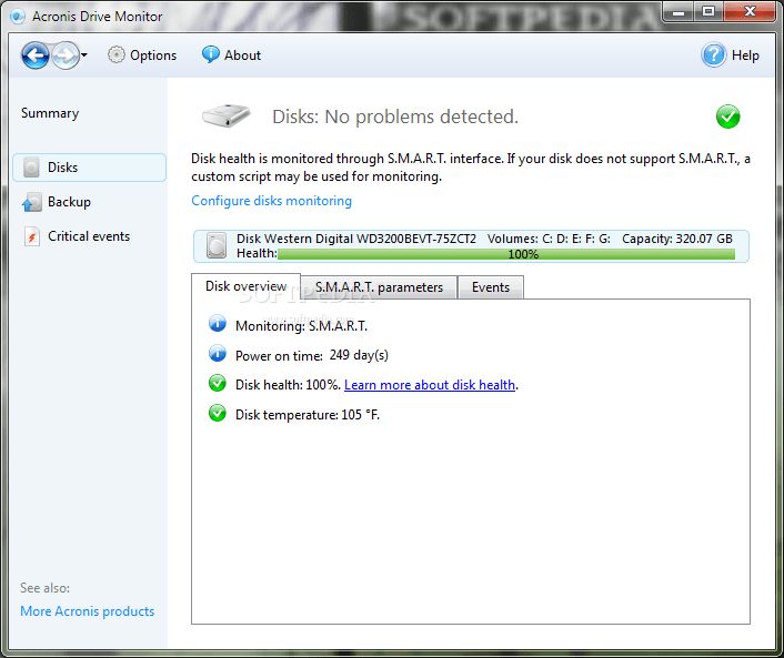 Download Acronis Drive Monitor 1.0 Build 566