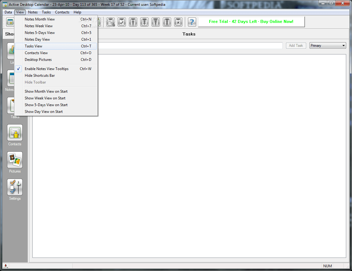 Active Desktop Calendar 7.96 Build 111123 Download, Review, Screenshots