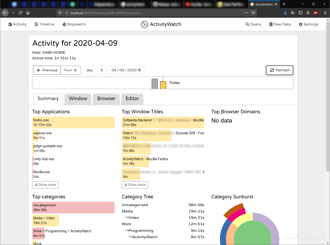 ActivityWatch 0.13.1 Download, Review, Screenshots