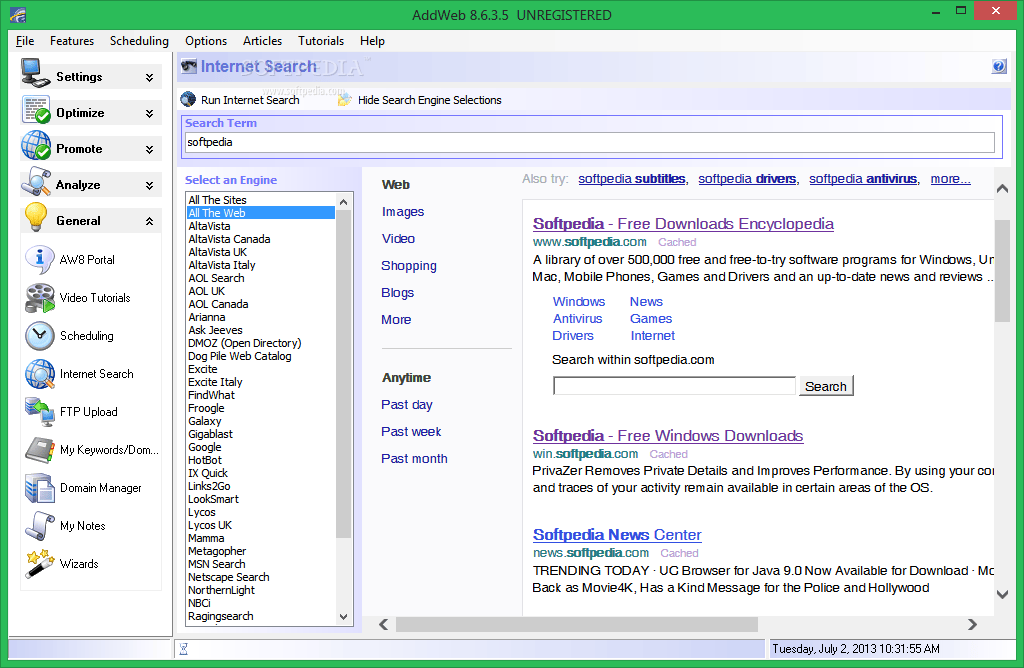 Download AddWeb Website Promoter 8.0.3.5