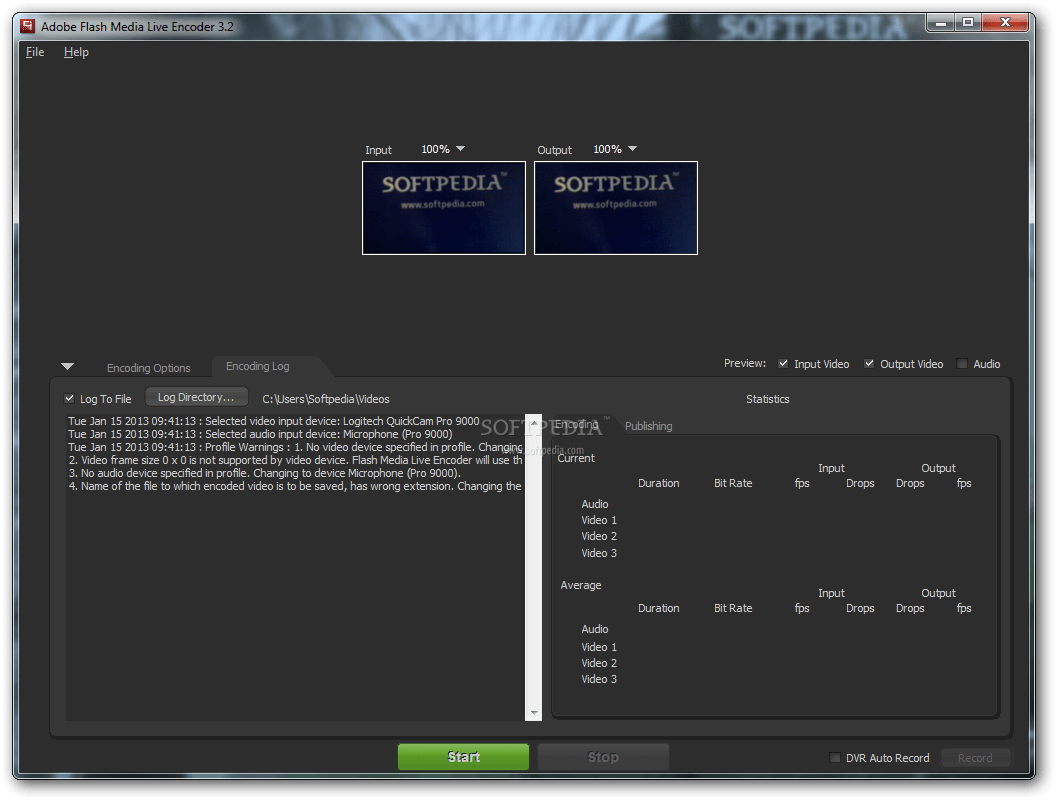 Adobe Flash Media Live Encoder 3.2.0.9932 Download, Review, Screenshots