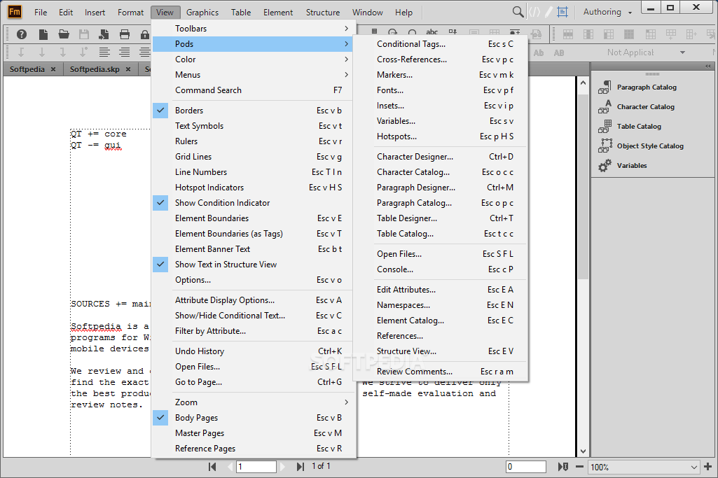 Adobe FrameMaker 2022 Build 17.0.1.305 Download, Review, Screenshots