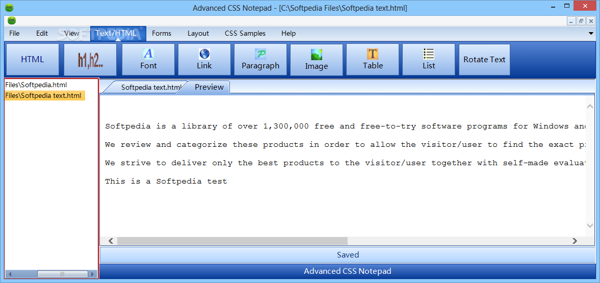 Advanced CSS Notepad 1.0.0 Download, Review, Screenshots