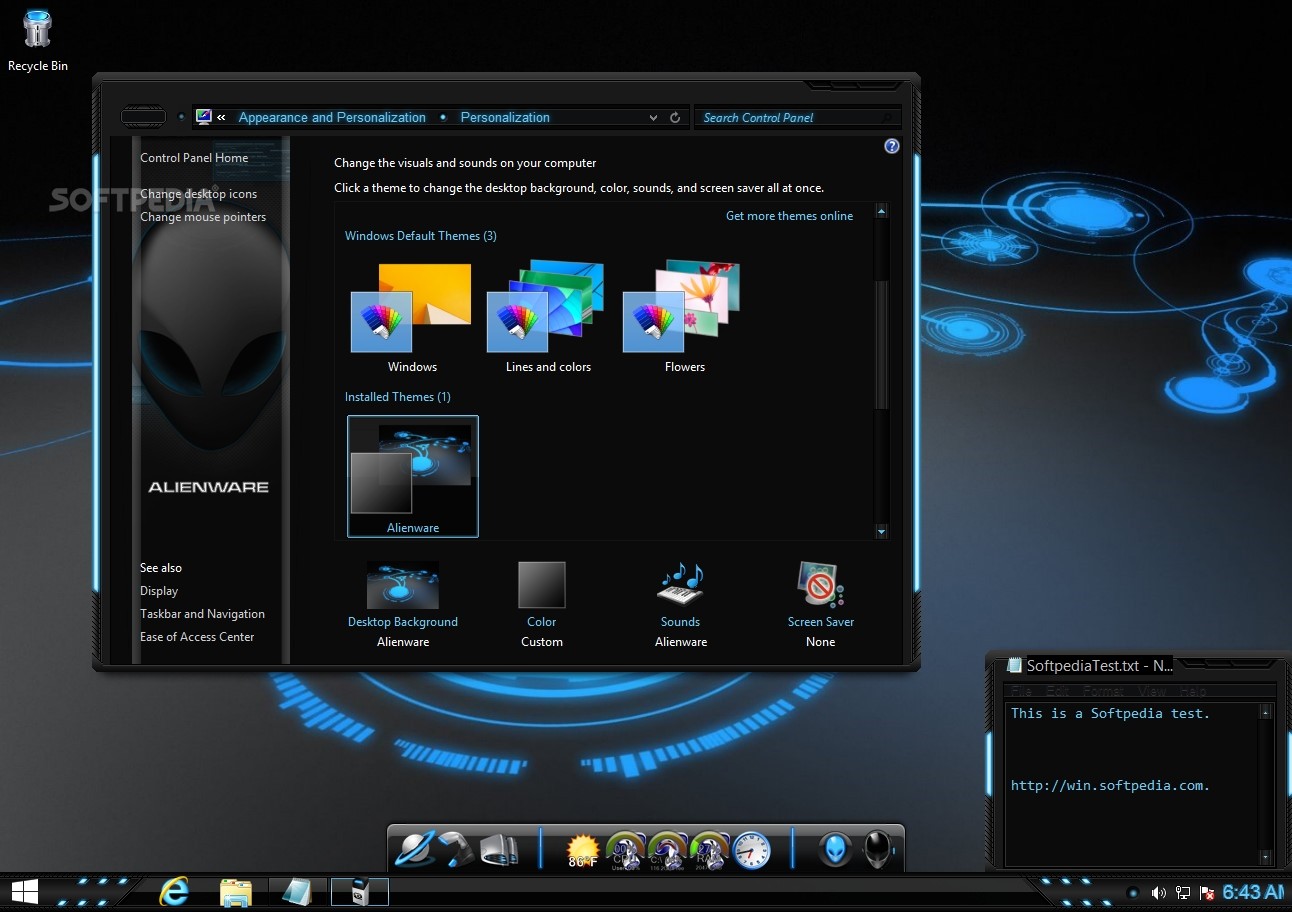 Alienware Skin Pack 4.0 Download, Review, Screenshots