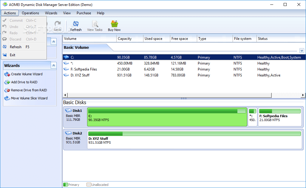 Download Aomei Dynamic Disk Manager Server Edition 1.2