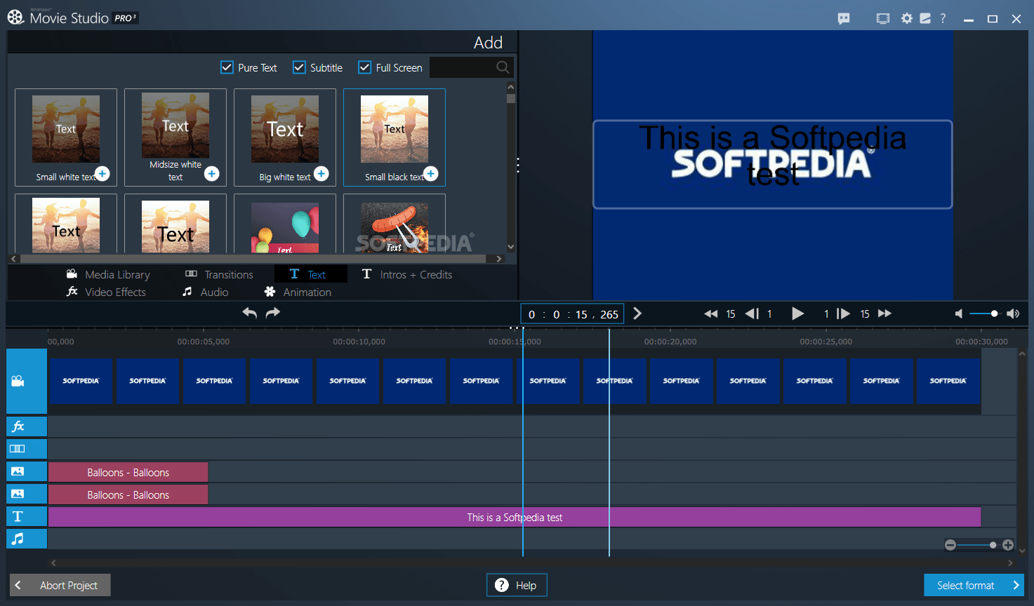 Download Ashampoo Movie Studio Pro 3.3.0.0