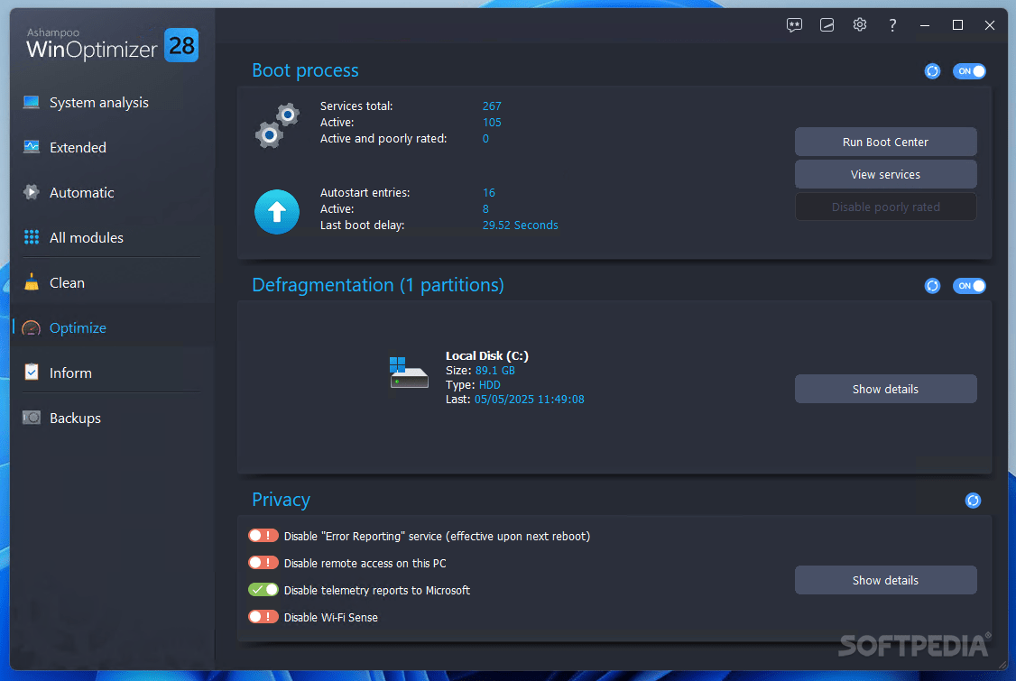 Ashampoo WinOptimizer 18.0.16 Torrent Download
