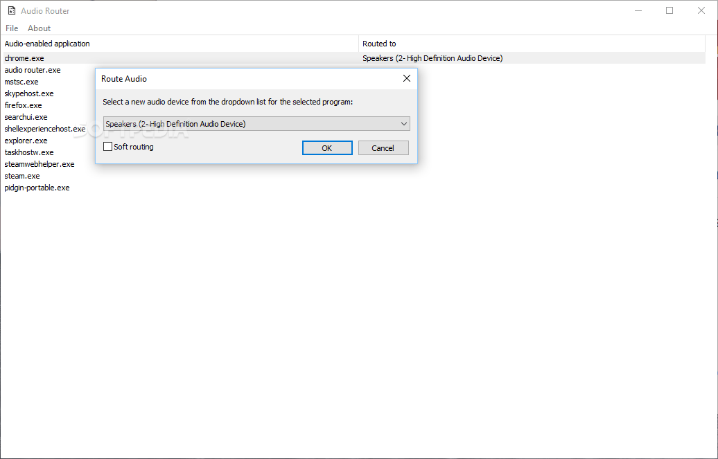 Audio Router 0.10.2 - Download, Review, Screenshots