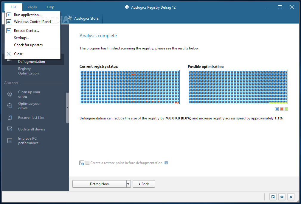 Auslogics Registry Defrag Download & Review