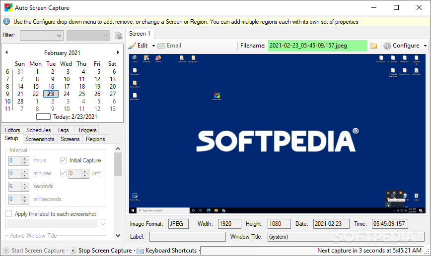 Auto Screen Capture 2.5.1.8 Download, Review, Screenshots