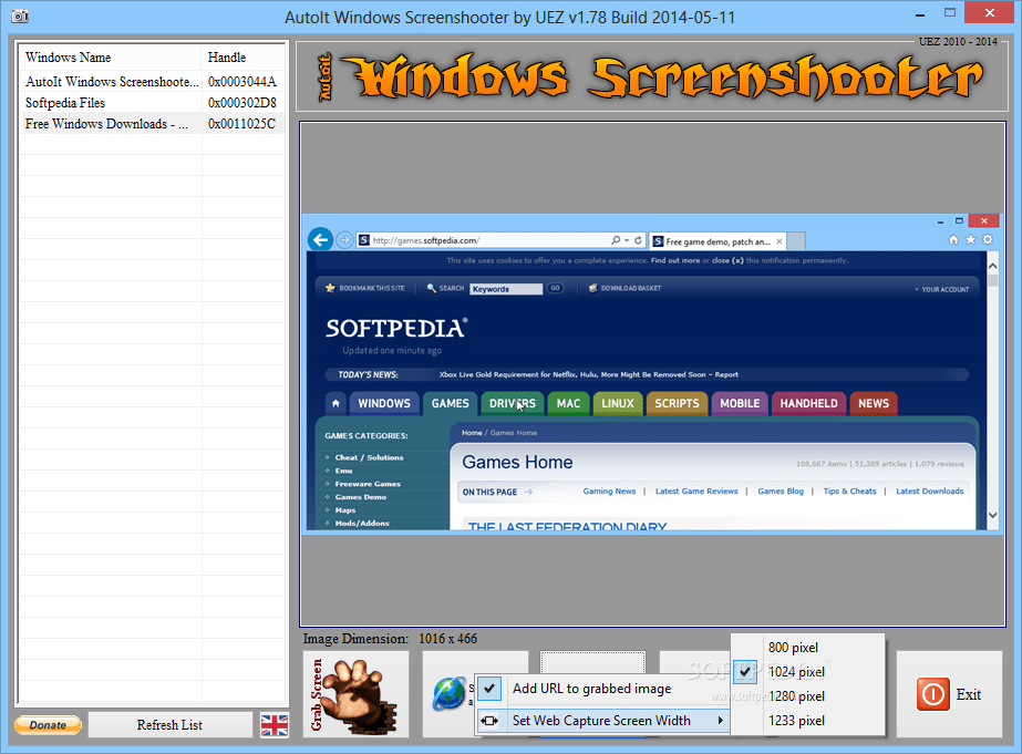 AutoIt Windows Screenshooter 1.84 Build 20190818 Download, Review