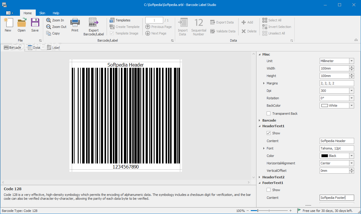 Barcode Label Studio 2.4.0 Download, Review, Screenshots