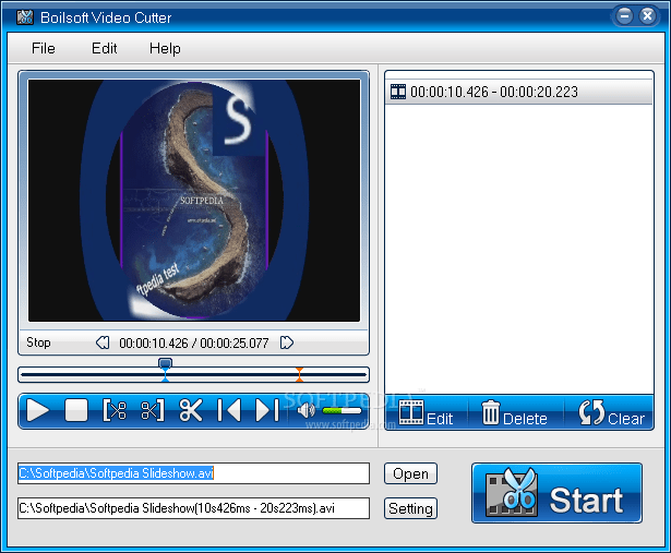 Boilsoft Video Cutter 1.23 Build 112 Download, Review, Screenshots