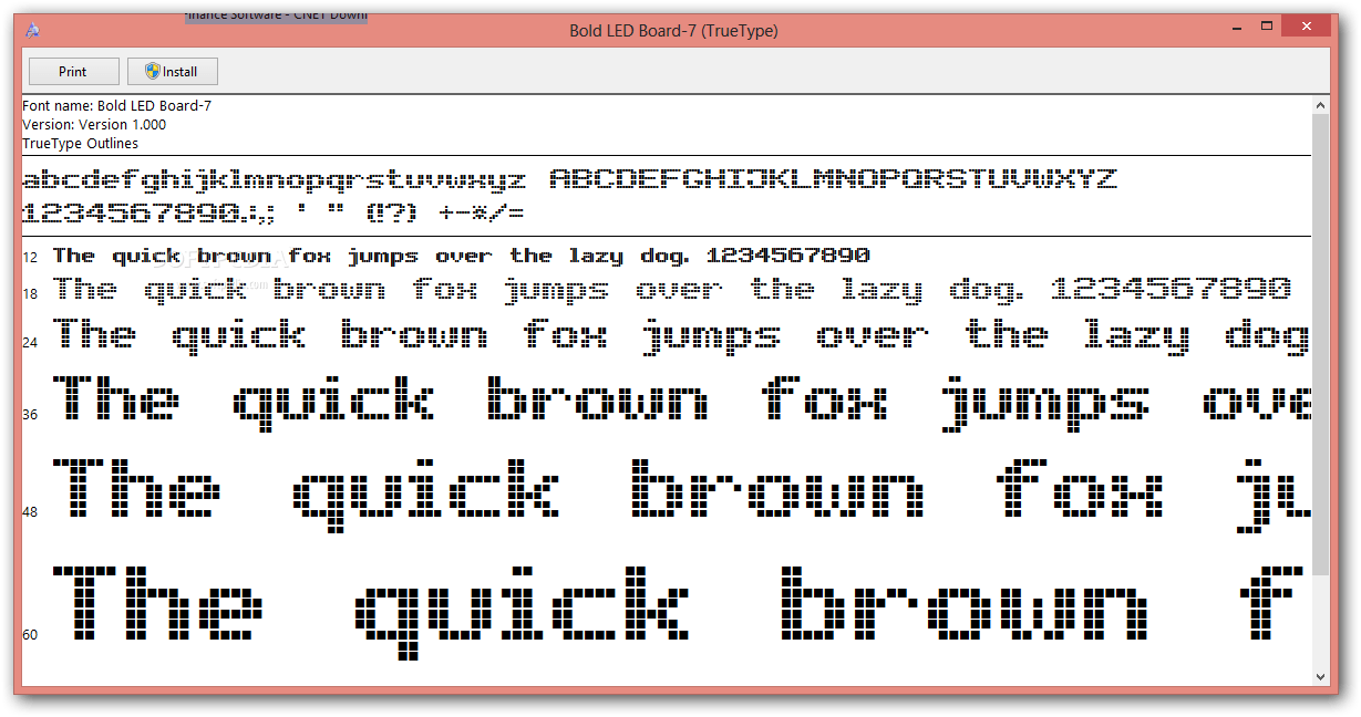 Bold LED Board7 1.0 Download, Screenshots