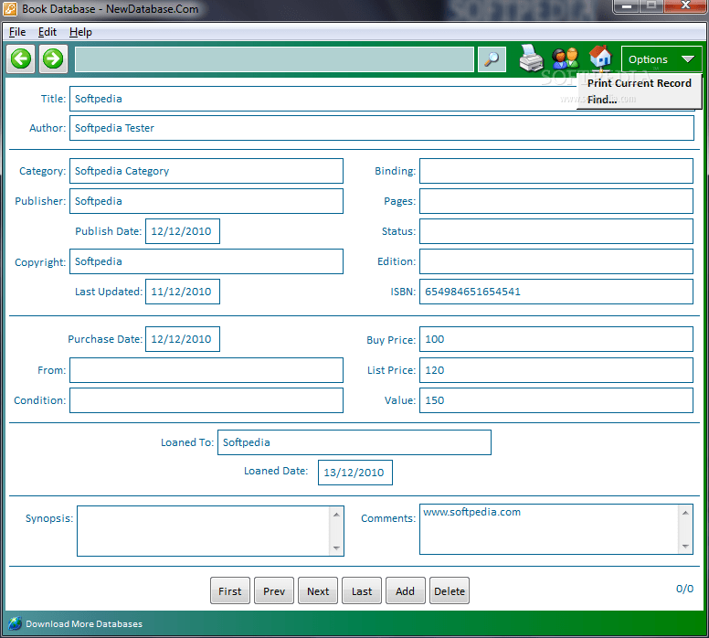 Download Books Database 1.0