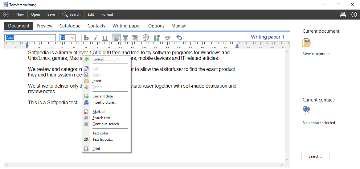 Download Text editor 1.25
