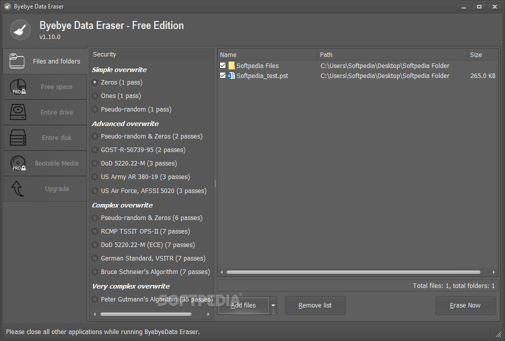 Download Byebye Data Eraser